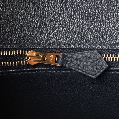 Hermes Togo Birkin 25 Bleu Nuit 13 of 35
