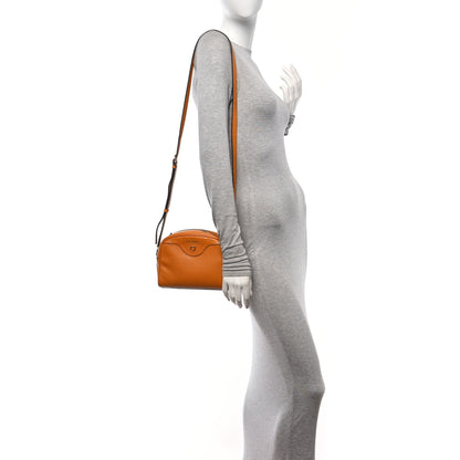 Salvatore Ferragamo Calfskin Travel Camera Crossbody Bag Olivello 2 of 9