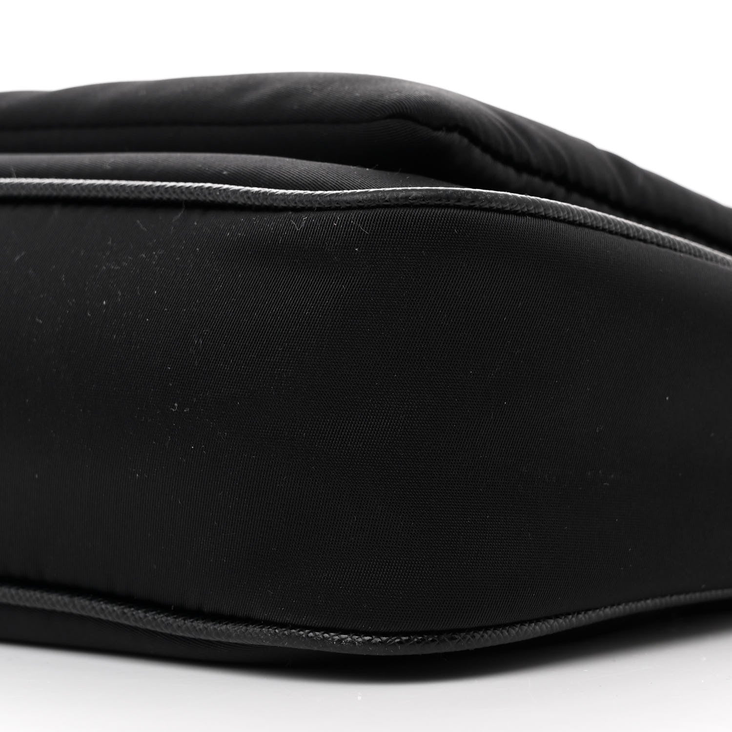 Prada Re-Nylon Saffiano Double Pouch Shoulder Bag Black 12 of 12