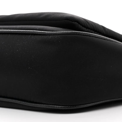 Prada Re-Nylon Saffiano Double Pouch Shoulder Bag Black 12 of 12