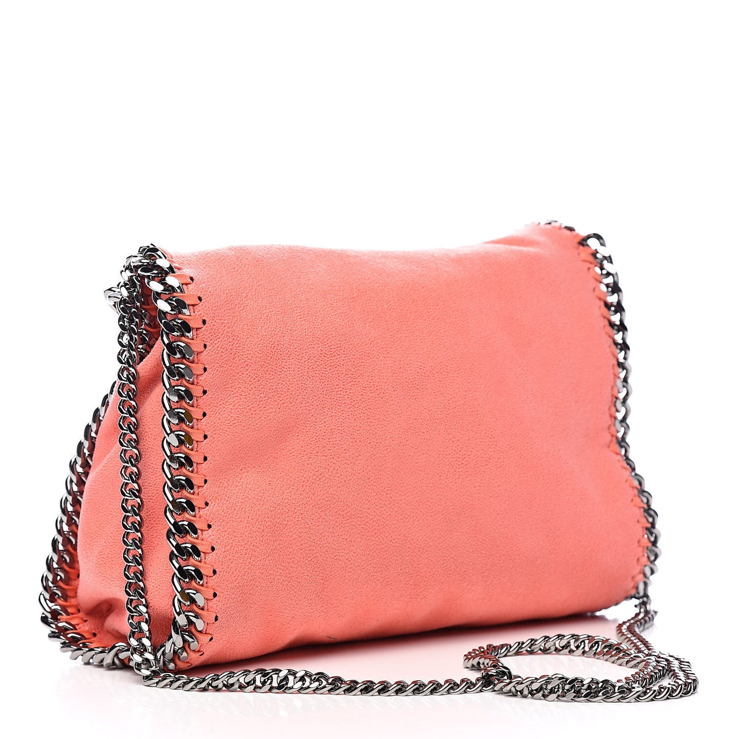 Shaggy Deer Mini Falabella Fold Over Tote Peony