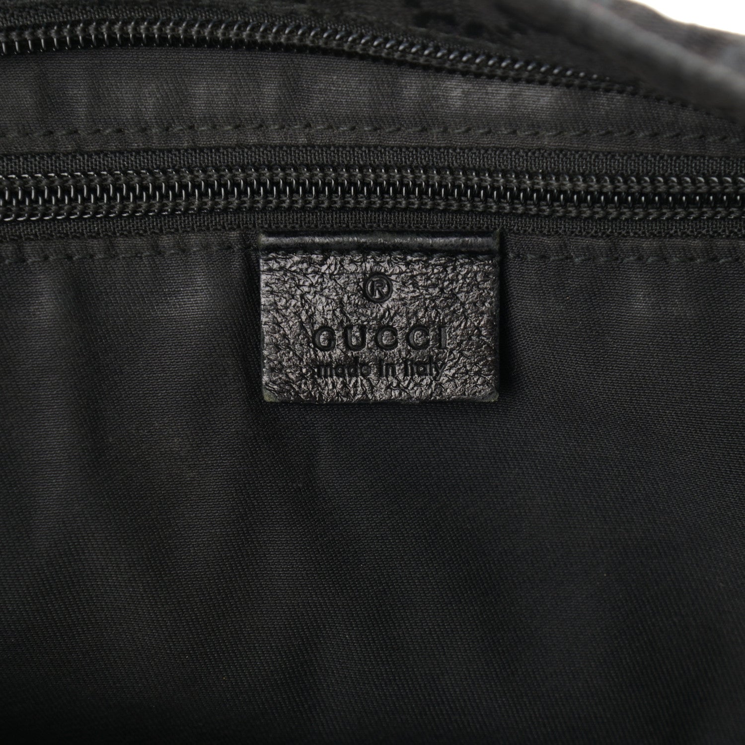 Gucci Monogram Web Medium Flat Messenger Bag Black 6 of 12