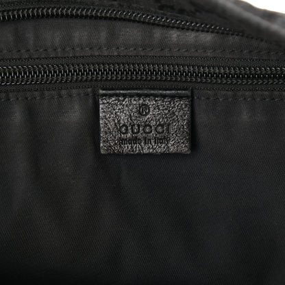 Gucci Monogram Web Medium Flat Messenger Bag Black 6 of 12