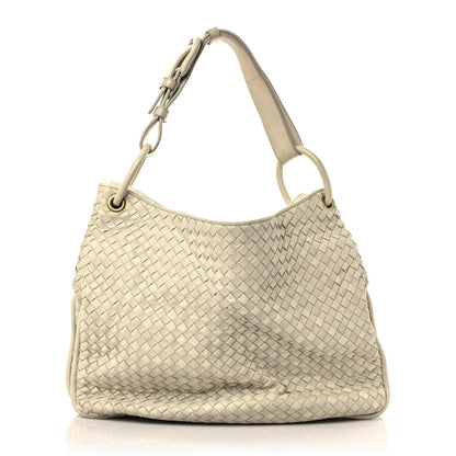 Bottega Veneta Nappa Intrecciato Duette Shoulder Bag Marmo 1 of 31