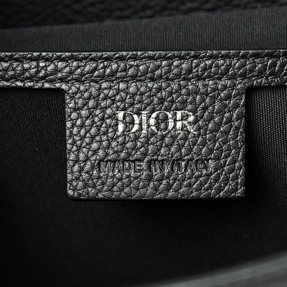 Christian Dior Grained Calfskin Saddle Backpack Black 5 of 10