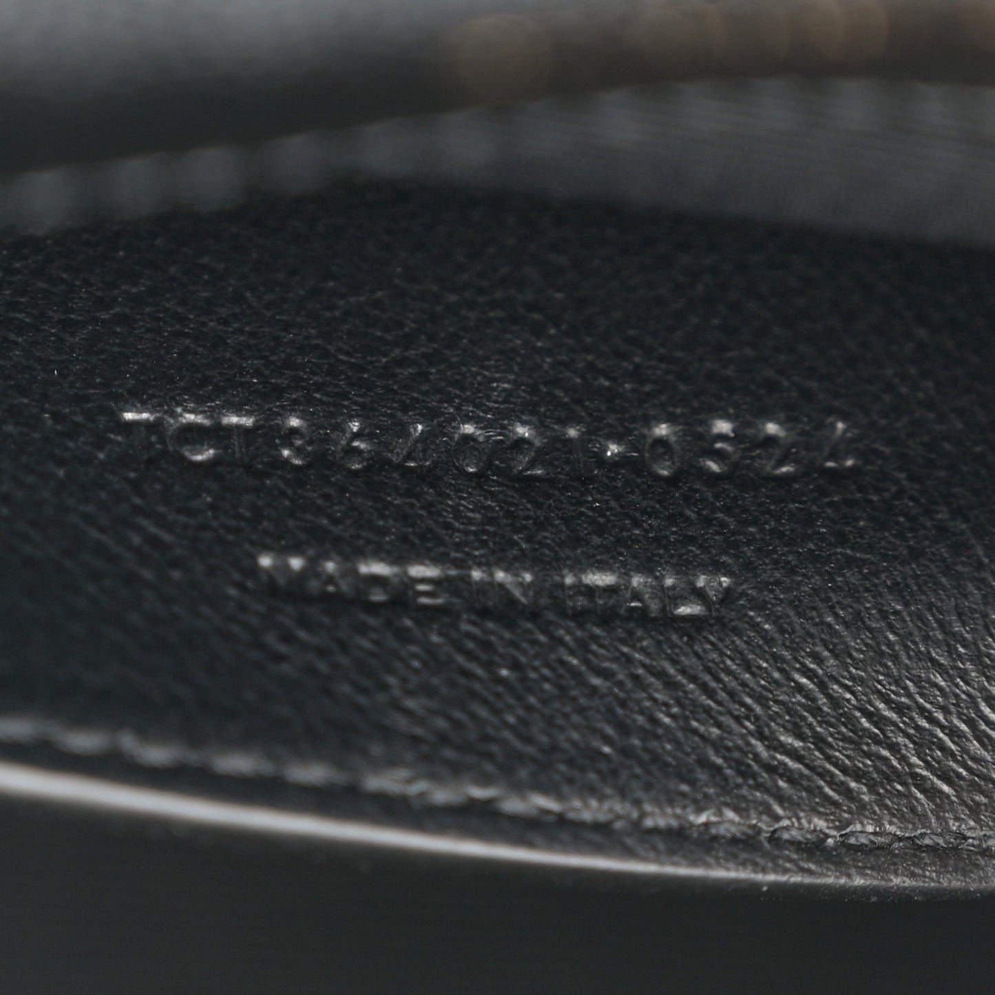 Grain De Poudre Medium Classic Monogram Kate Satchel Black