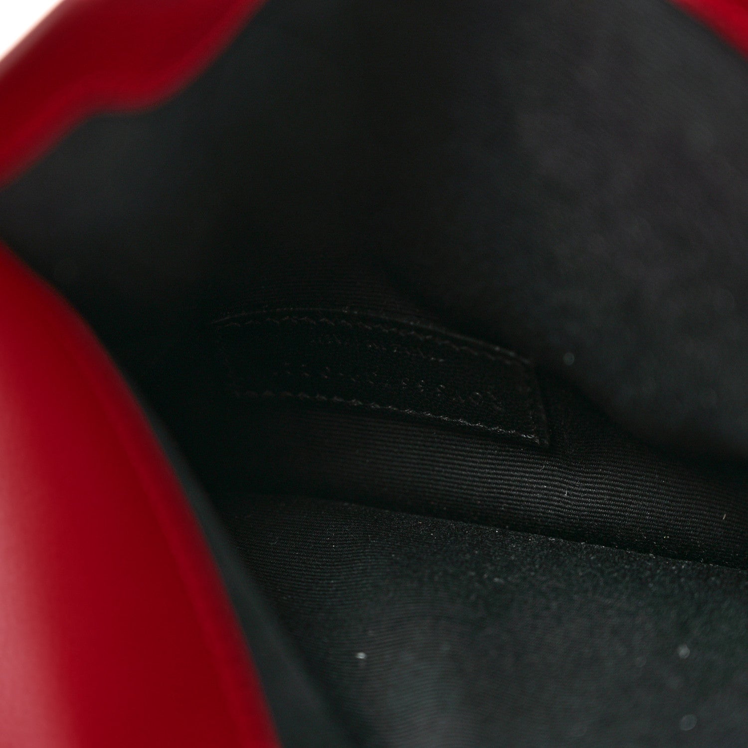 Saint Laurent Grain De Poudre Uptown Pouch Red 7 of 7