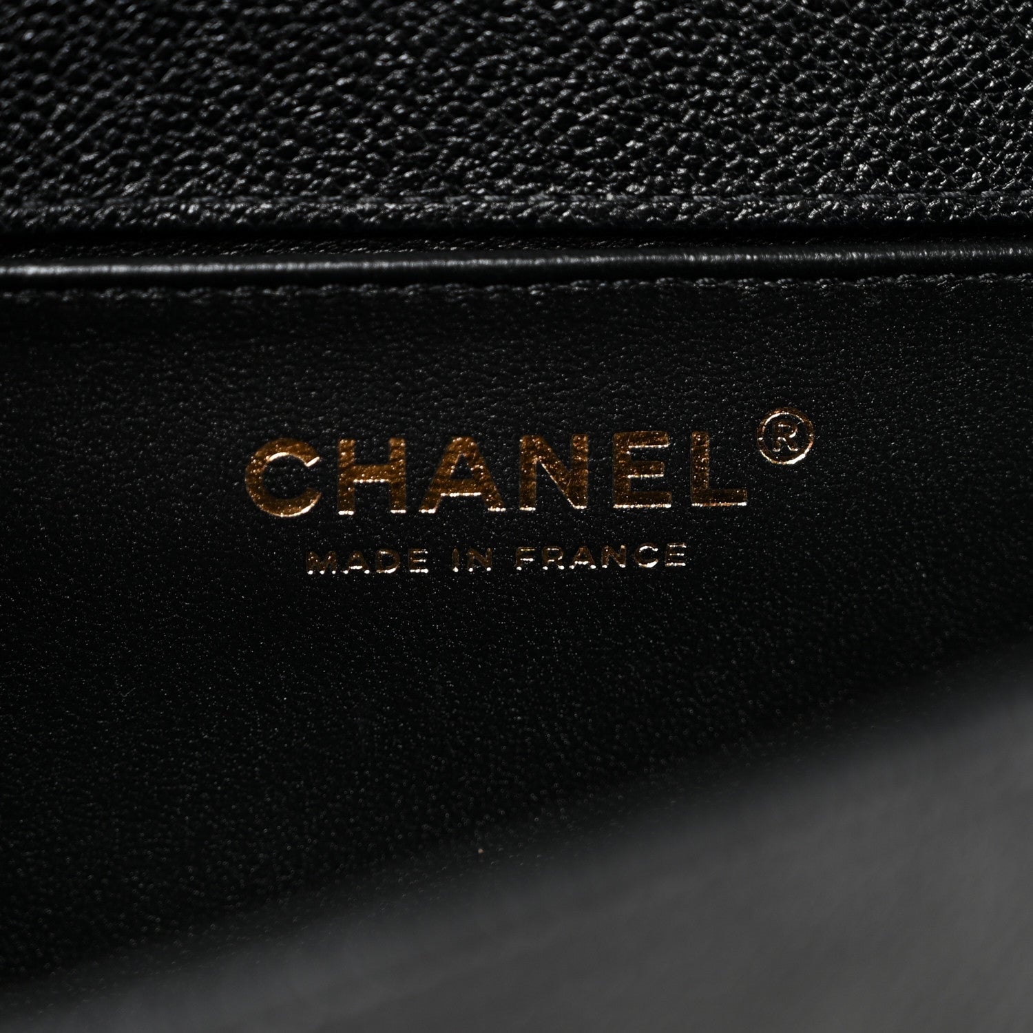 Chanel Caviar Chevron Quilted Medium Boy Flap Black 5 of 9