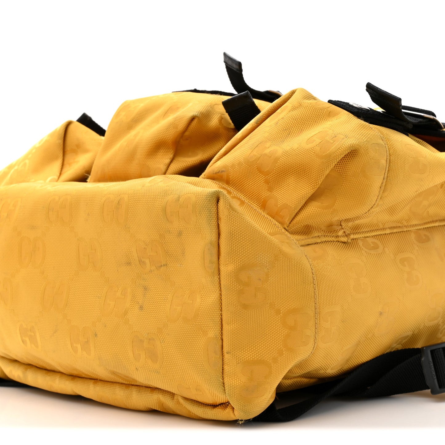 Econyl Nylon Monogram Off The Grid Utility Pocket Backpack Crop Black