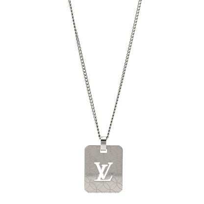 Louis Vuitton Champs Elysees Necklace Silver 1 of 5