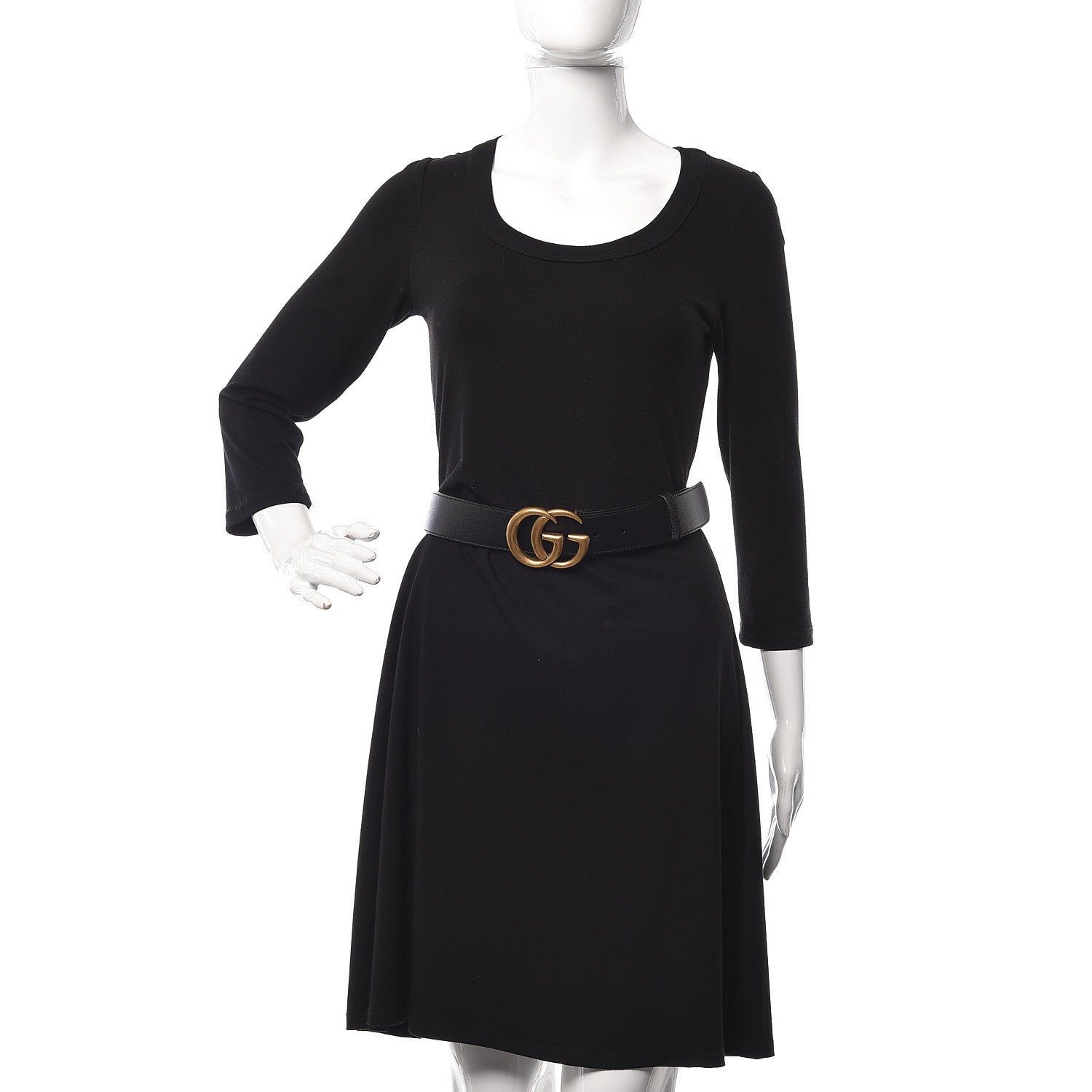 Gucci Calfskin Double G 40mm Belt 90 36 Black 2 of 7