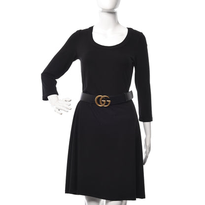 Gucci Calfskin Double G 40mm Belt 90 36 Black 2 of 7