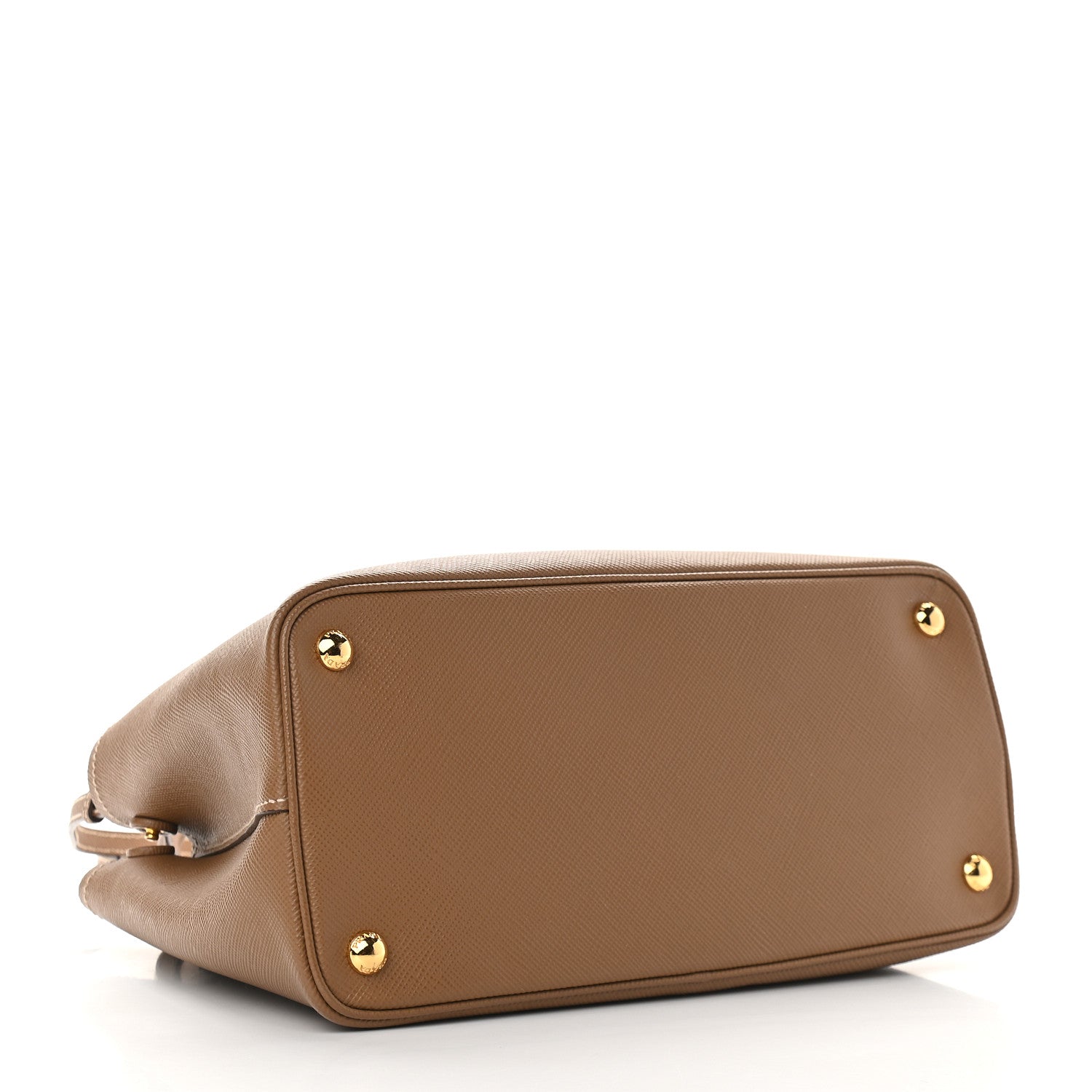 Prada Saffiano Cuir Medium Double Bag Cannella Cocco 4 of 8