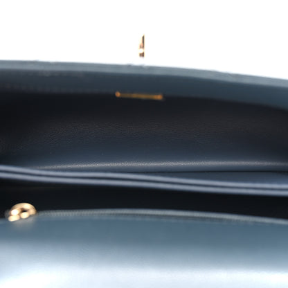 Chanel Caviar Quilted Mini Coco Handle Flap Blue 5 of 12