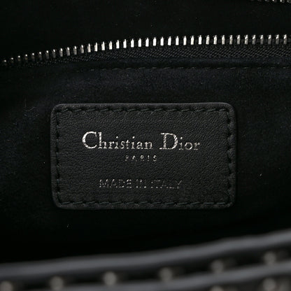 Christian Dior Calfskin Studded Dio(r)evolution Flap Bag Black 6 of 8