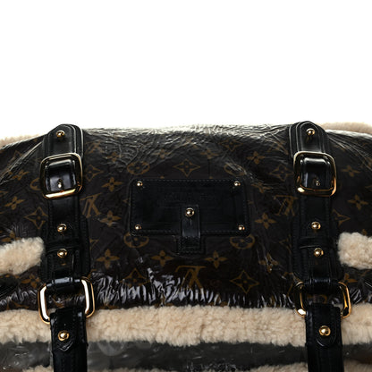 Louis Vuitton Patent Monogram Shearling Sac Thunder 7 of 8