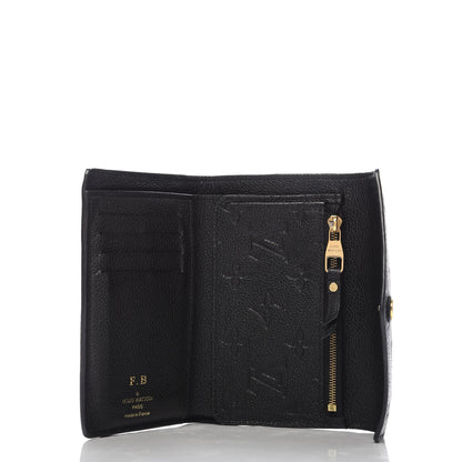 Louis Vuitton Empreinte Compact Curieuse Wallet Black 5 of 8