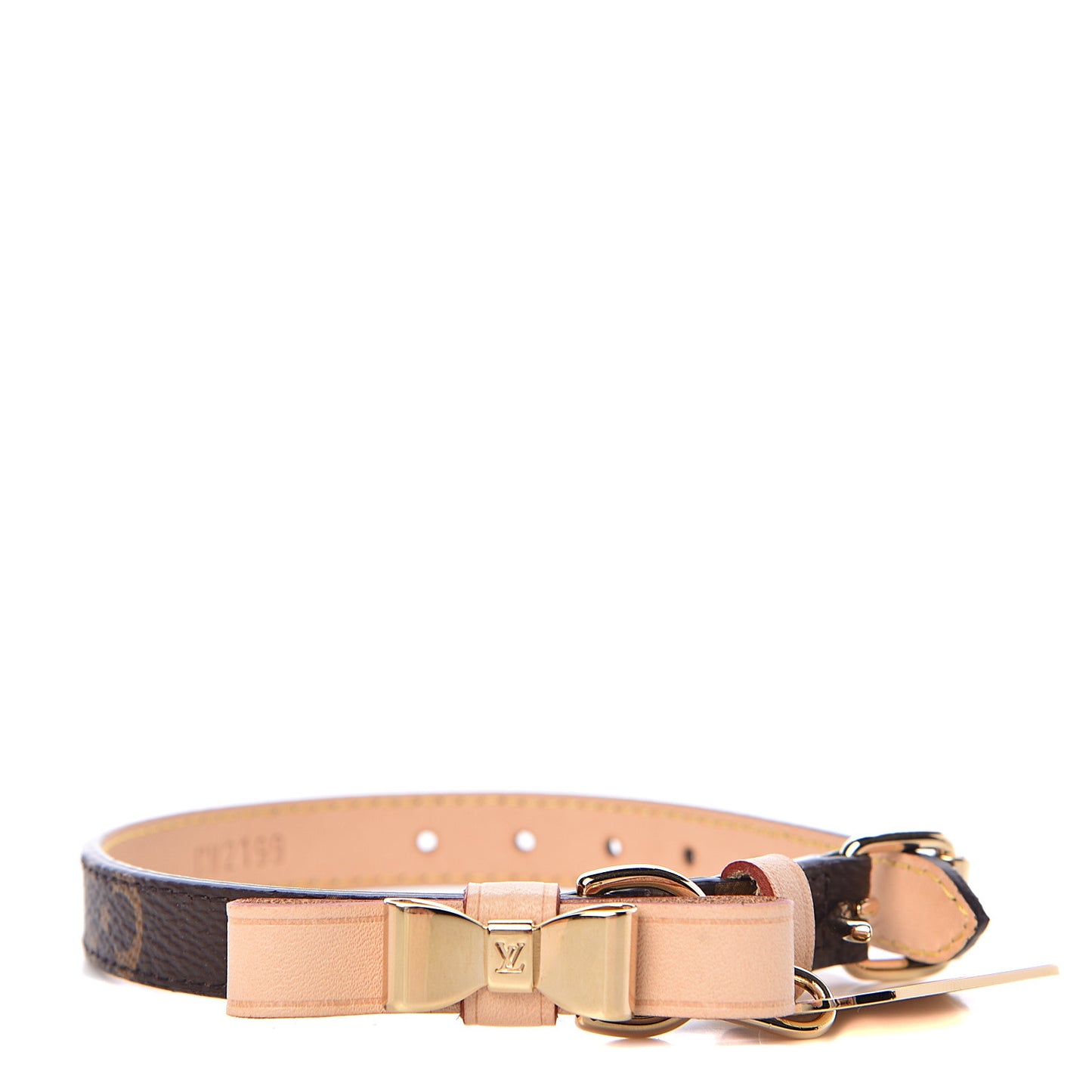 Monogram Baxter Dog Collar PM