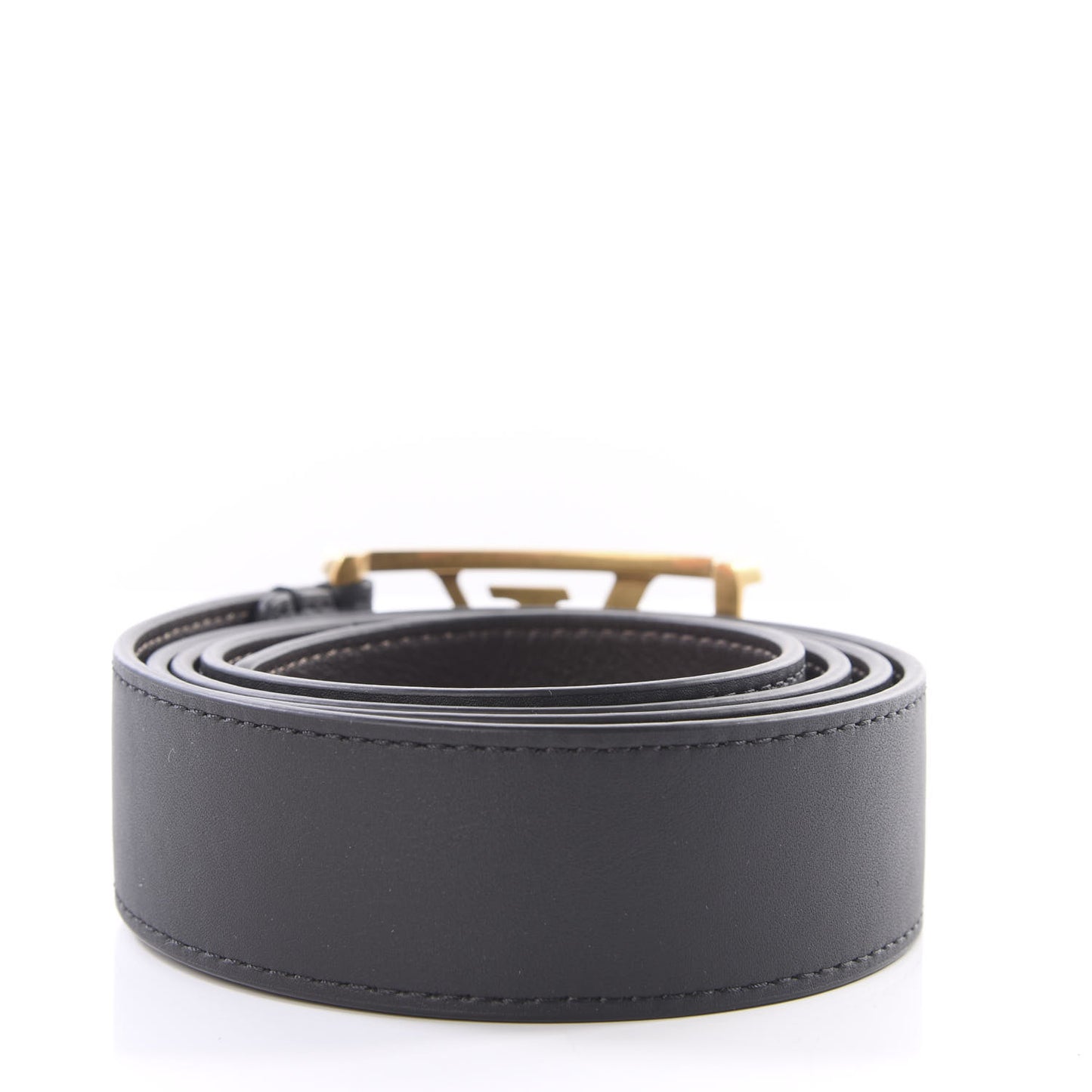 Calfskin LV Montana 110 44 Belt Black