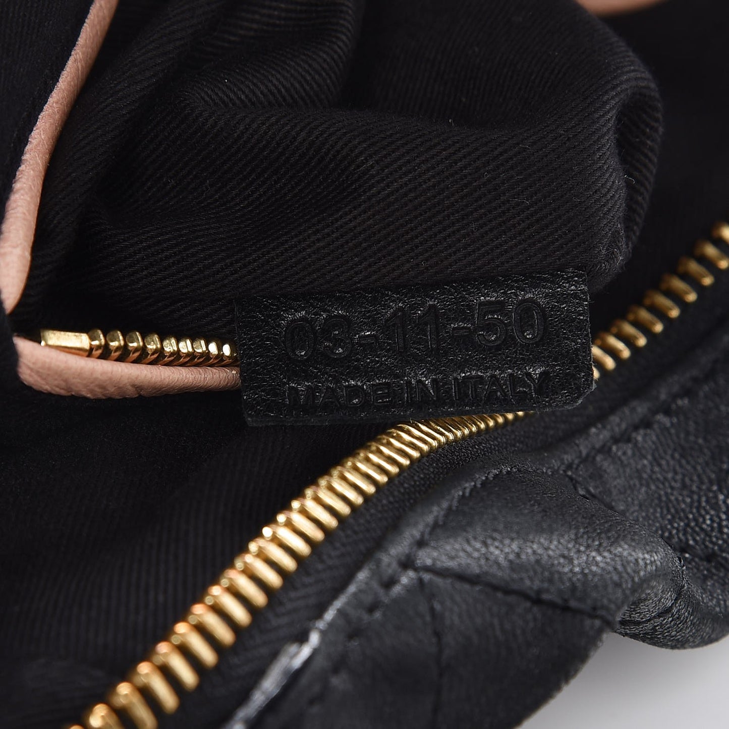 Sheepskin Quilted Small Paraty Black