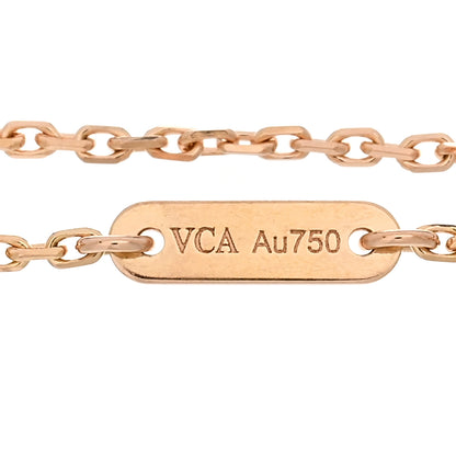 Van Cleef & Arpels 18K Rose Gold Sweet Alhambra Bracelet 3 of 5