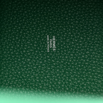 Hermes Taurillon Clemence Picotin Lock 18 PM Vert Vertigo 6 of 11