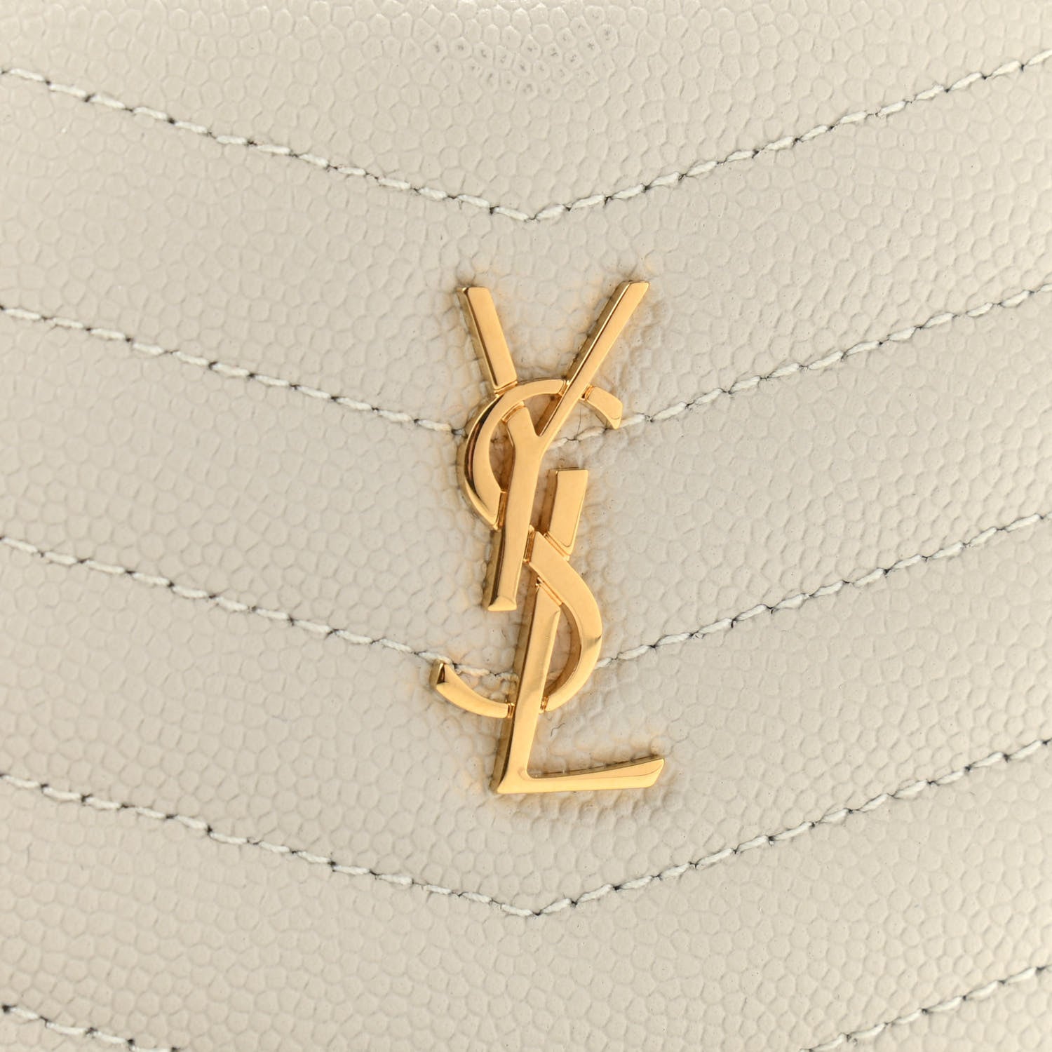 Saint Laurent Grain De Poudre Matelasse Monogram Baby Lou Camera Bag Crema Soft 8 of 12