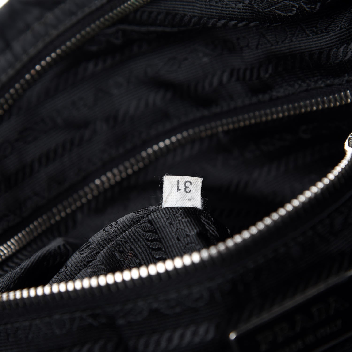 Prada Nylon Tessuto Messenger Bag Black 10 of 11