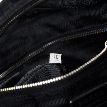 Prada Nylon Tessuto Messenger Bag Black 10 of 11
