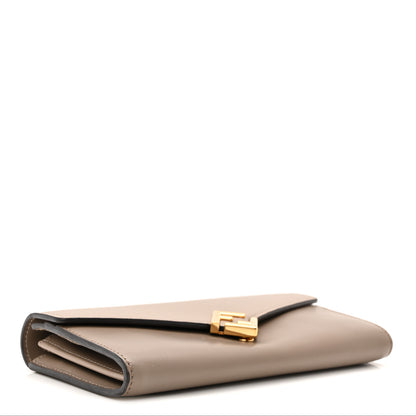 Fendi Vitello Cruise F is Fendi Continental Envelope Wallet Tortora 4 of 7