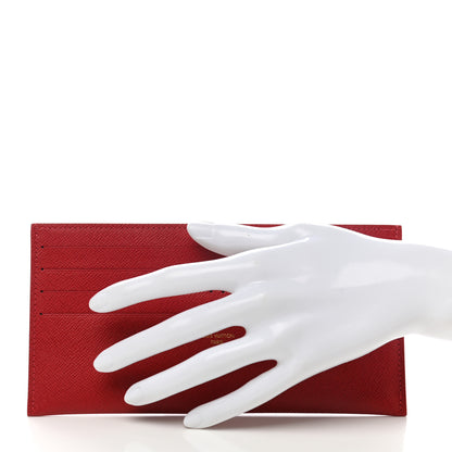 Louis Vuitton Calfskin Felicie Card Holder Insert Cherry 2 of 6
