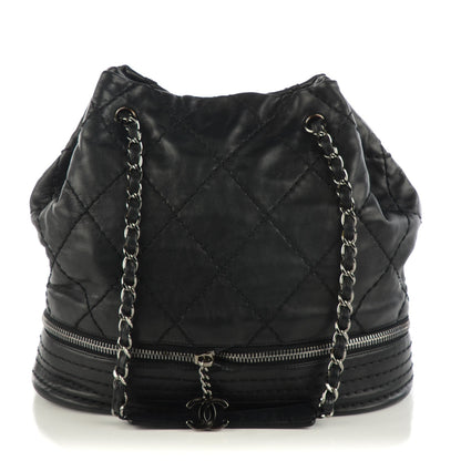 Chanel Lambskin Expandable Tote Black 1 of 7