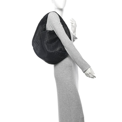 Bottega Veneta Nappa Intrecciato Large Belly Veneta Hobo Black 2 of 15
