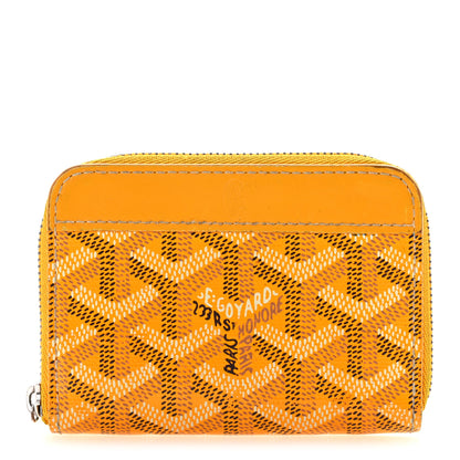 Goyard Goyardine Matignon PM Wallet Yellow 1 of 12