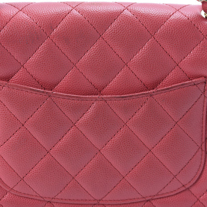 Chanel Caviar Quilted Mini Rectangular Flap Red 3 of 14
