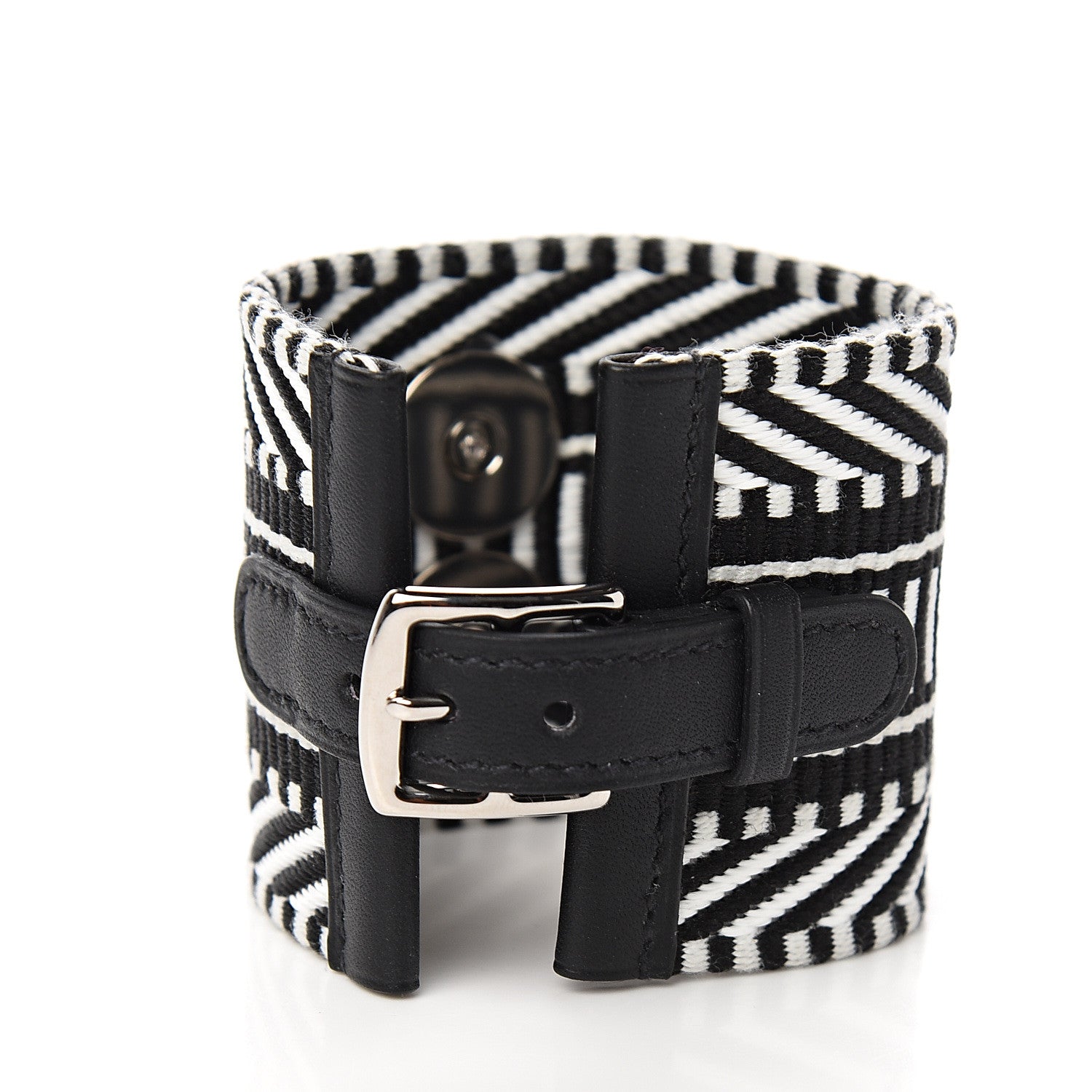 Hermes Toile Sombrero CDC Bracelet Black Ecru 2 of 4