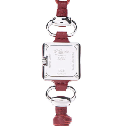 Gucci Stainless Steel Calfskin 1921 Pendant Quartz Watch Red 9 of 9