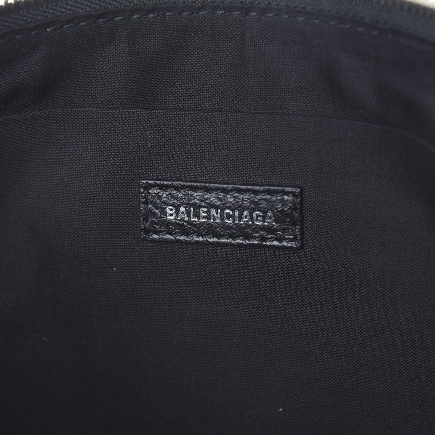 Lambskin Supermarket I Love Techno Pouch Black