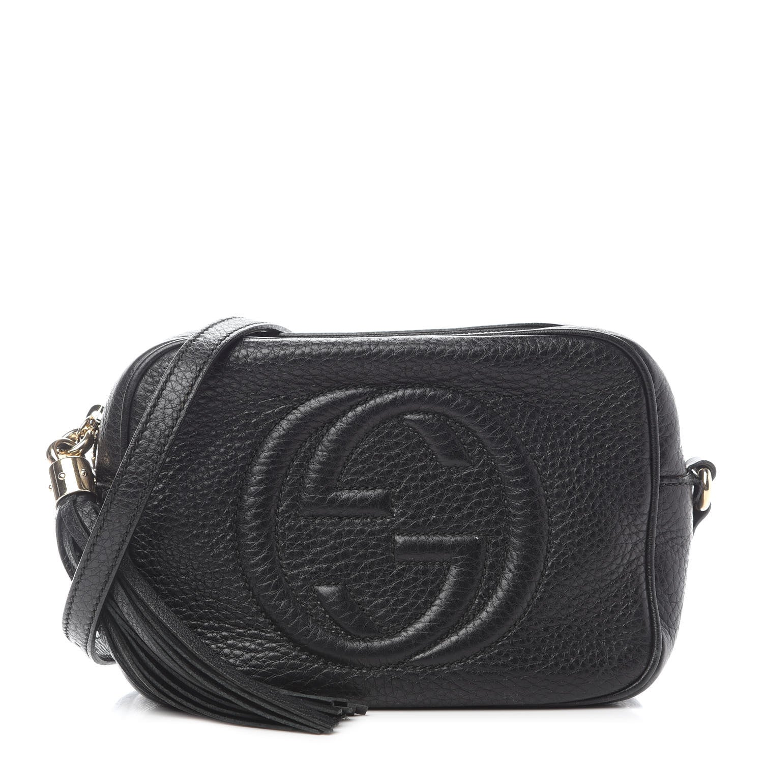 Gucci Pebbled Calfskin Small Soho Disco Bag Black 1 of 12