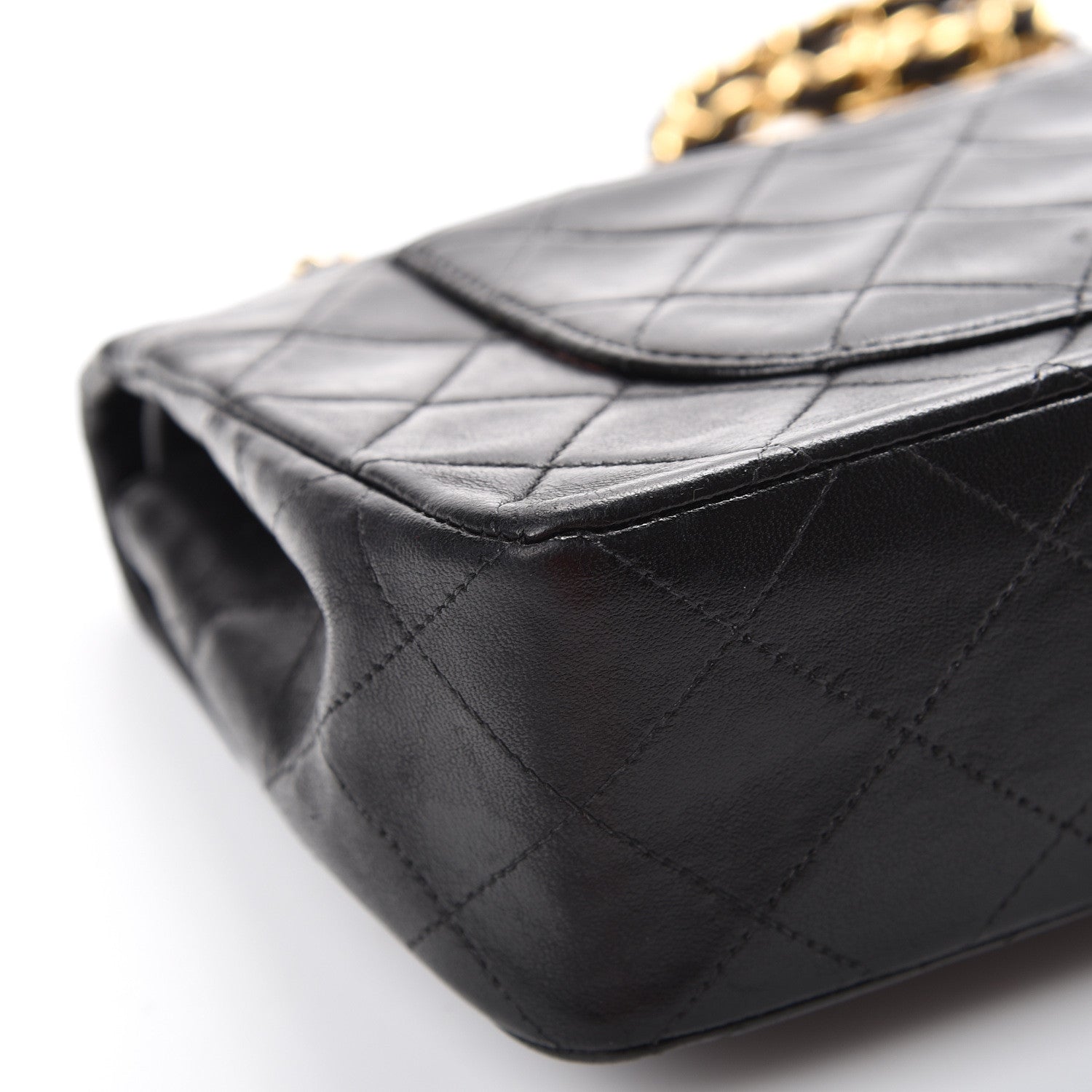 Chanel Lambskin Quilted Small Double Flap Black 12 of 21
