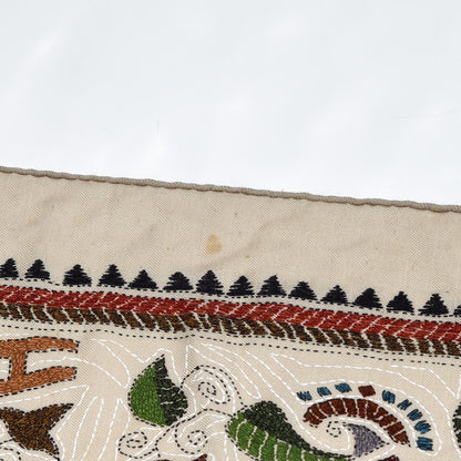 Hermes Cashmere Silk Carre Kantha Shawl 140 5 of 9