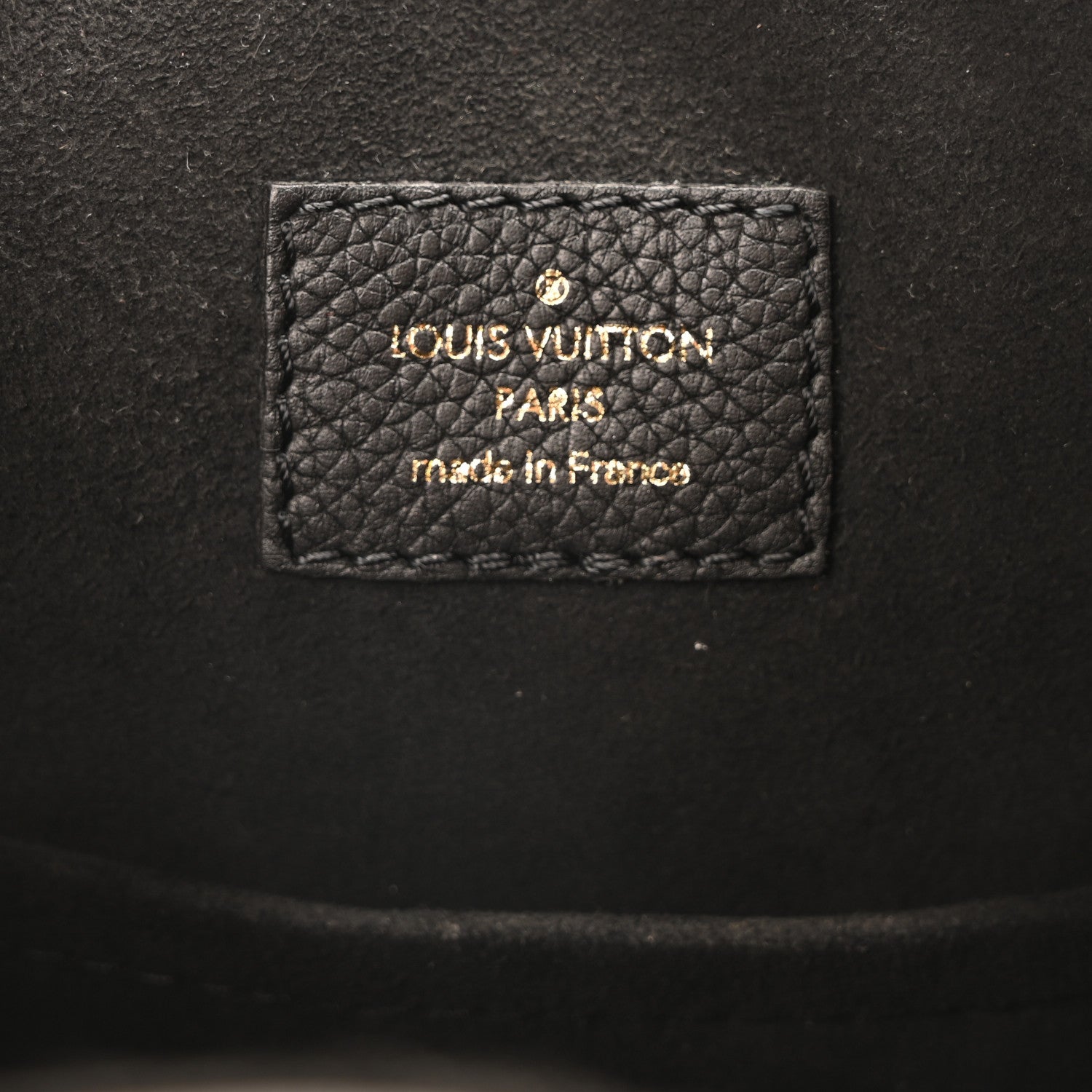 Louis Vuitton Calfskin Lockme Bucket MM Black 6 of 10