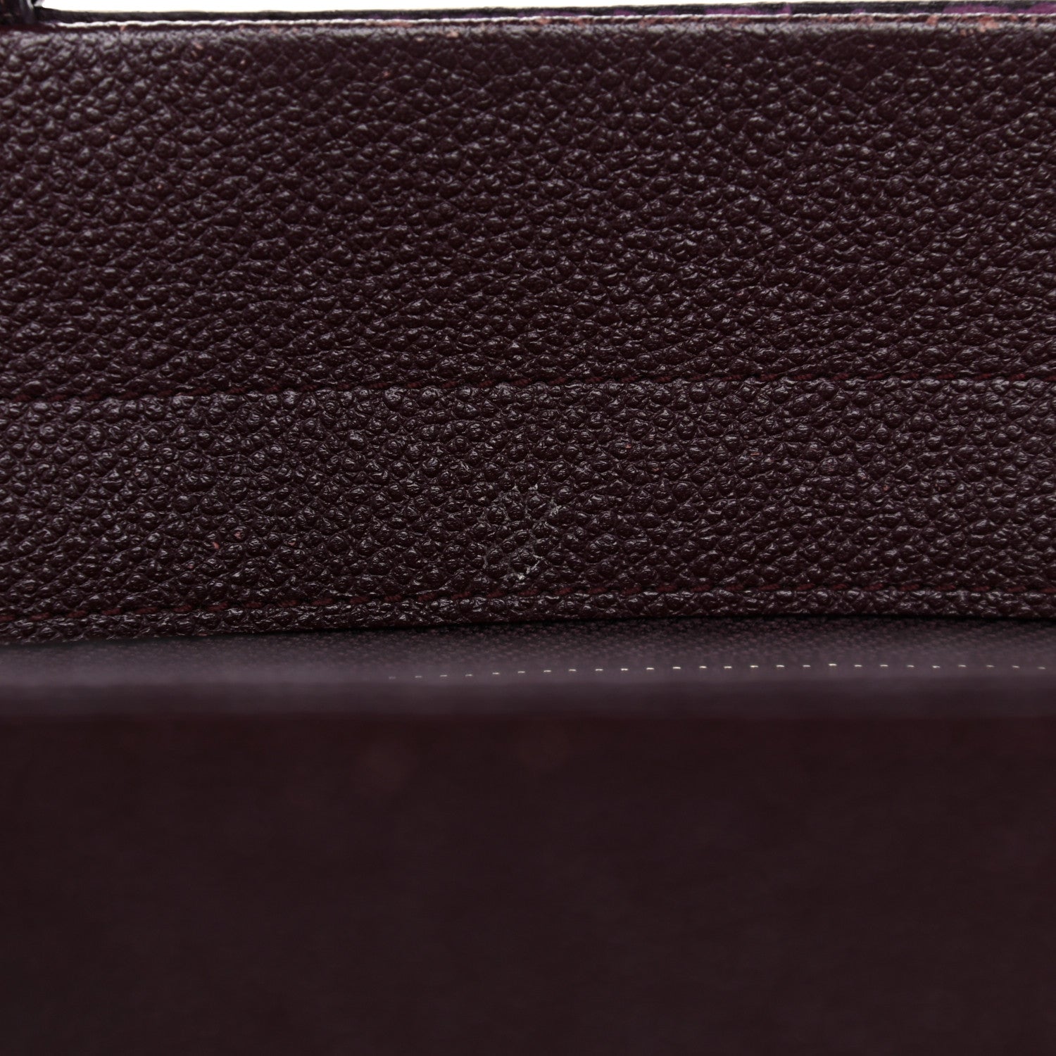 Saint Laurent Grained Calfskin Medium Cabas Rive Gauche Amaranto 14 of 29