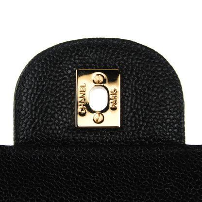 Chanel Caviar Quilted Maxi Double Flap Black 8 of 8