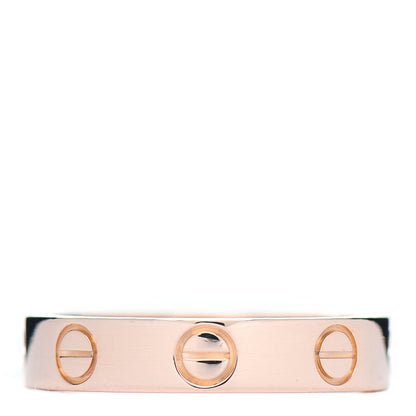 Cartier 18K Pink Gold 3.5mm LOVE Wedding Band Ring 47 4 3 of 4