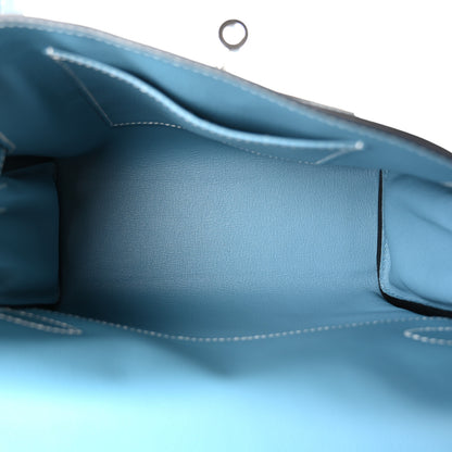 Hermes Evercolor Kelly Messenger PM New Bleu Jean 5 of 10