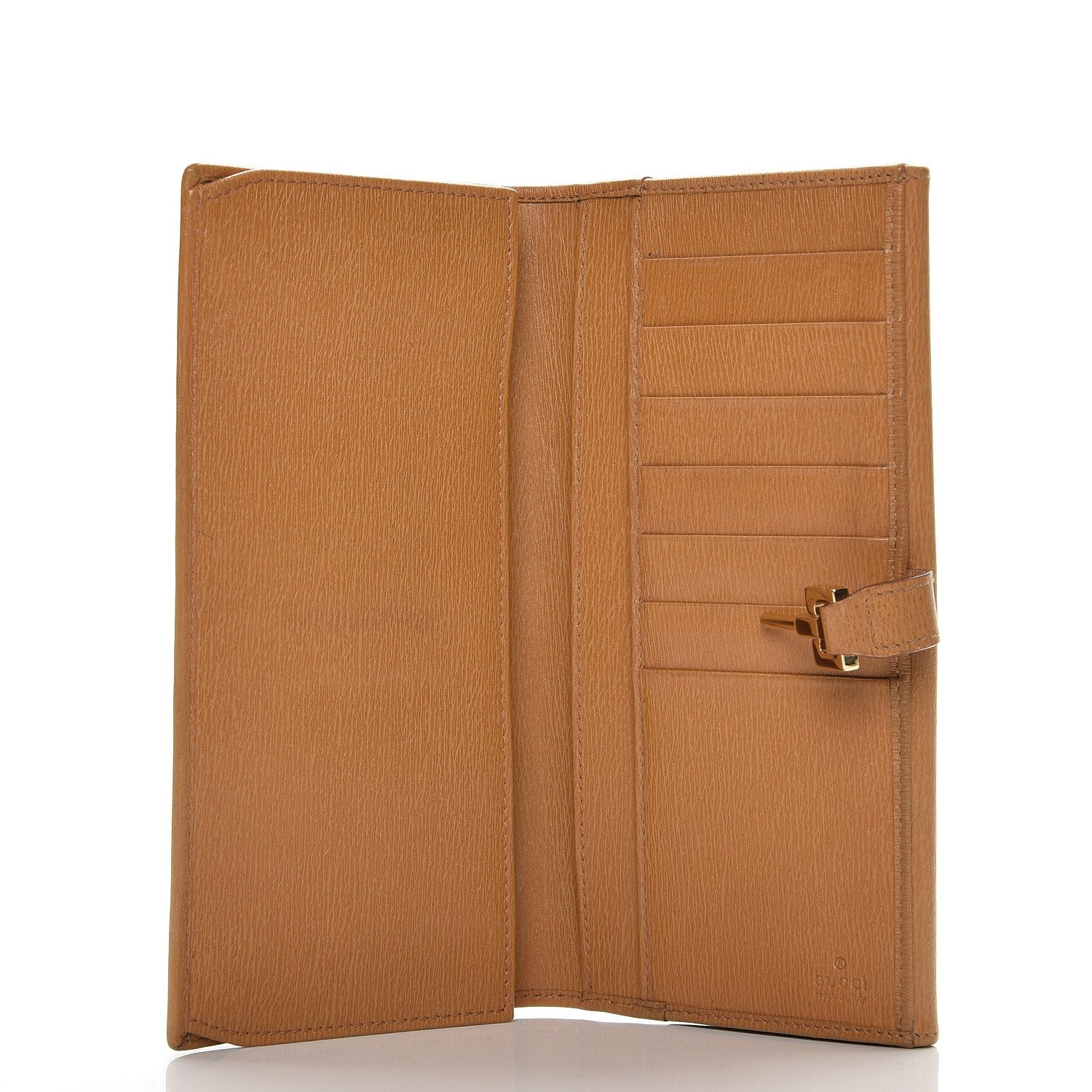 Gucci Calfskin Continental Bardot Wallet Camel 5 of 11