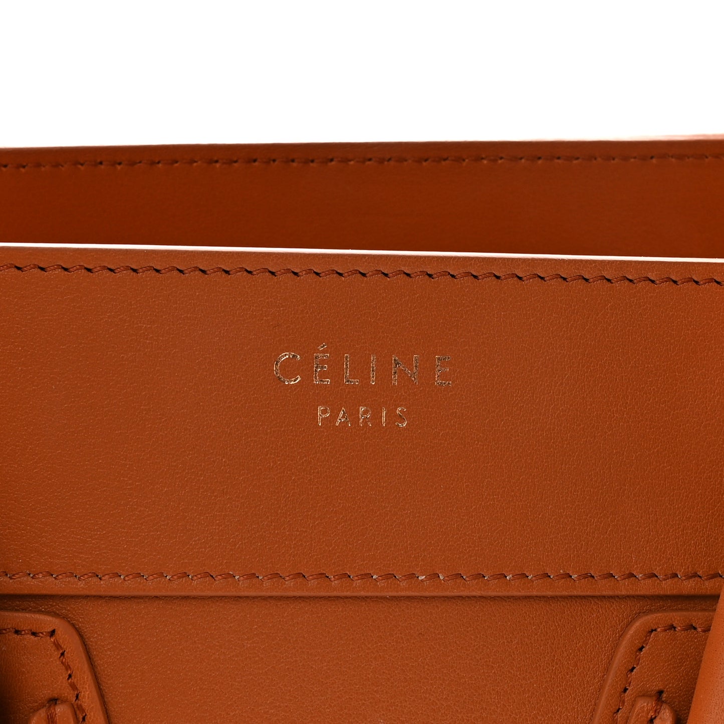 Smooth Calfskin Micro Luggage Light Copper