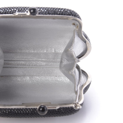 Judith Leiber Swarovski Crystal Minaudiere Clutch Black 6 of 10