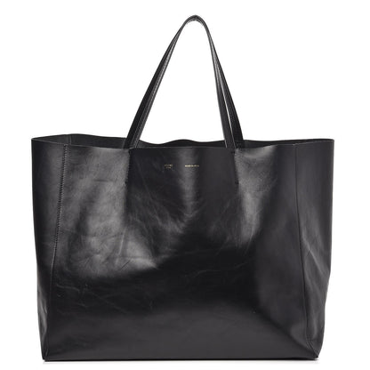 Celine Lambskin Horizontal Cabas Black 1 of 12